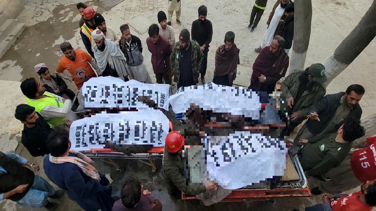ANTARA yang maut dalam kejadian letupan di Balochistan. FOTO EPA