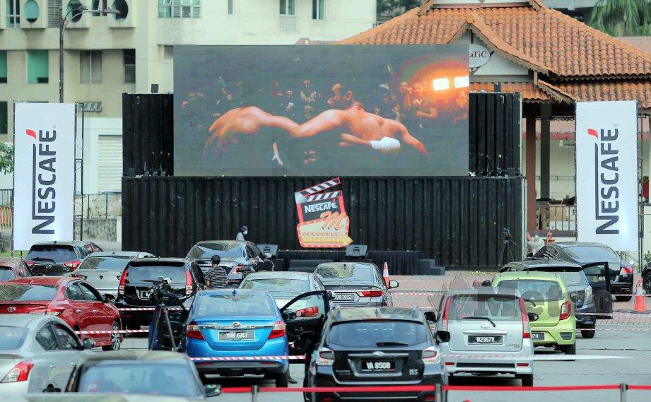 PELANCARAN  'M-Junction Drive In Cinema' di Matic Jalan Ampang . FOTO Saifullizan Tamadi