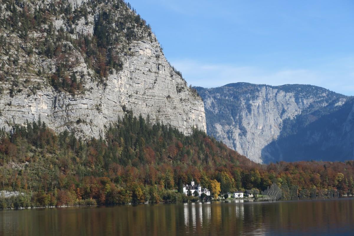 ANTARA pemandangan menarik sepanjang perjalanan di Austria. 