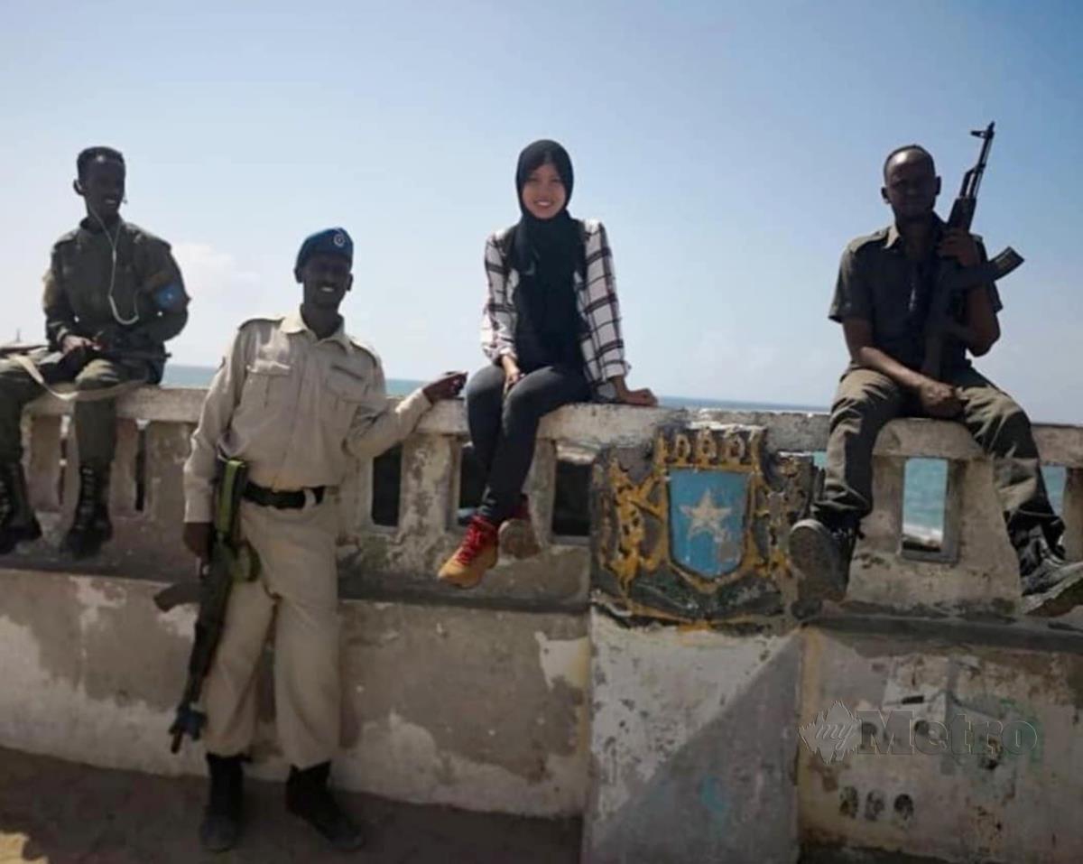 MENERIMA kawalan ketat ketika mengembara di Mogadishu, Somalia.