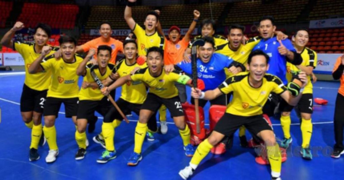 SKUAD hoki lelaki dalam dewan muncul juara Piala Asia di Bangkok, Thailand.