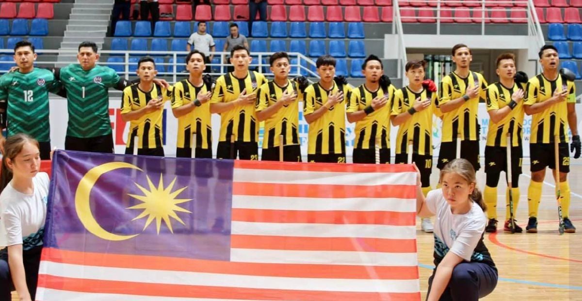 SKUAD hoki dalam dewan negara mara ke final Piala Asia. FOTO AHF