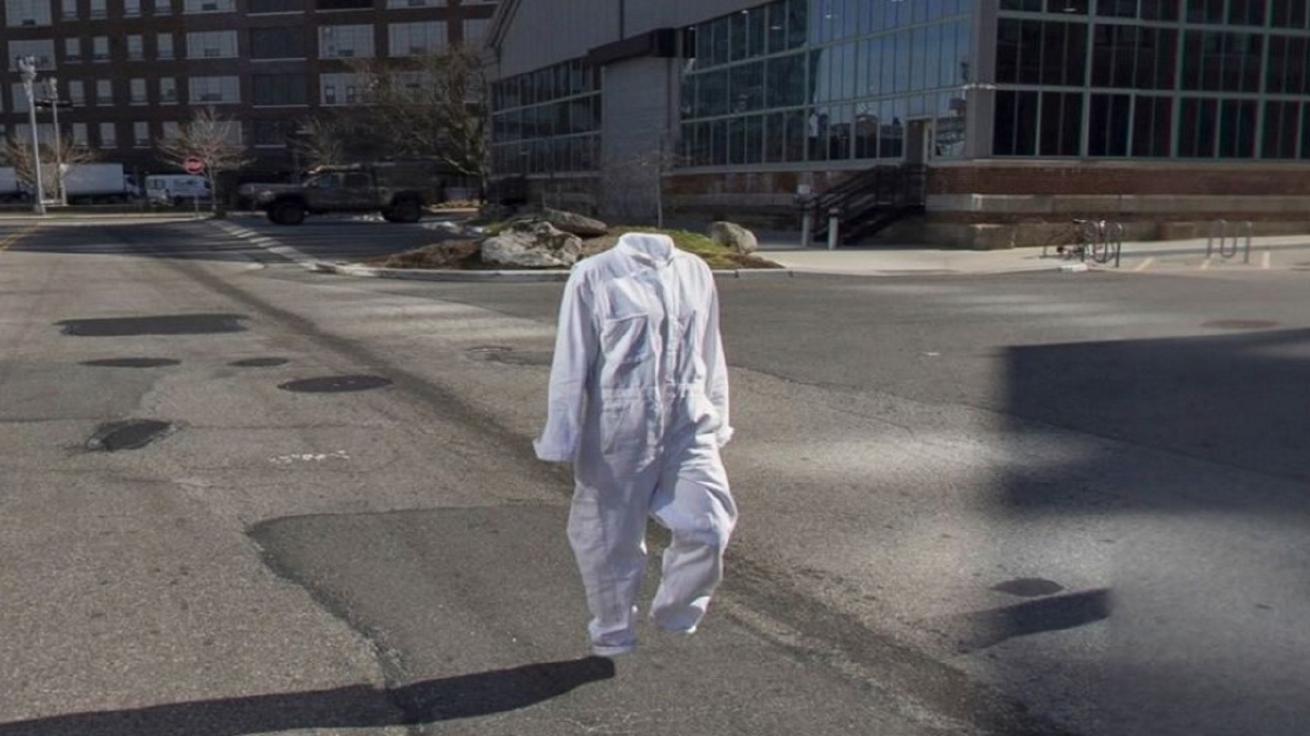 Imej manusia halimunan dirakam di Google Maps. FOTO Agensi