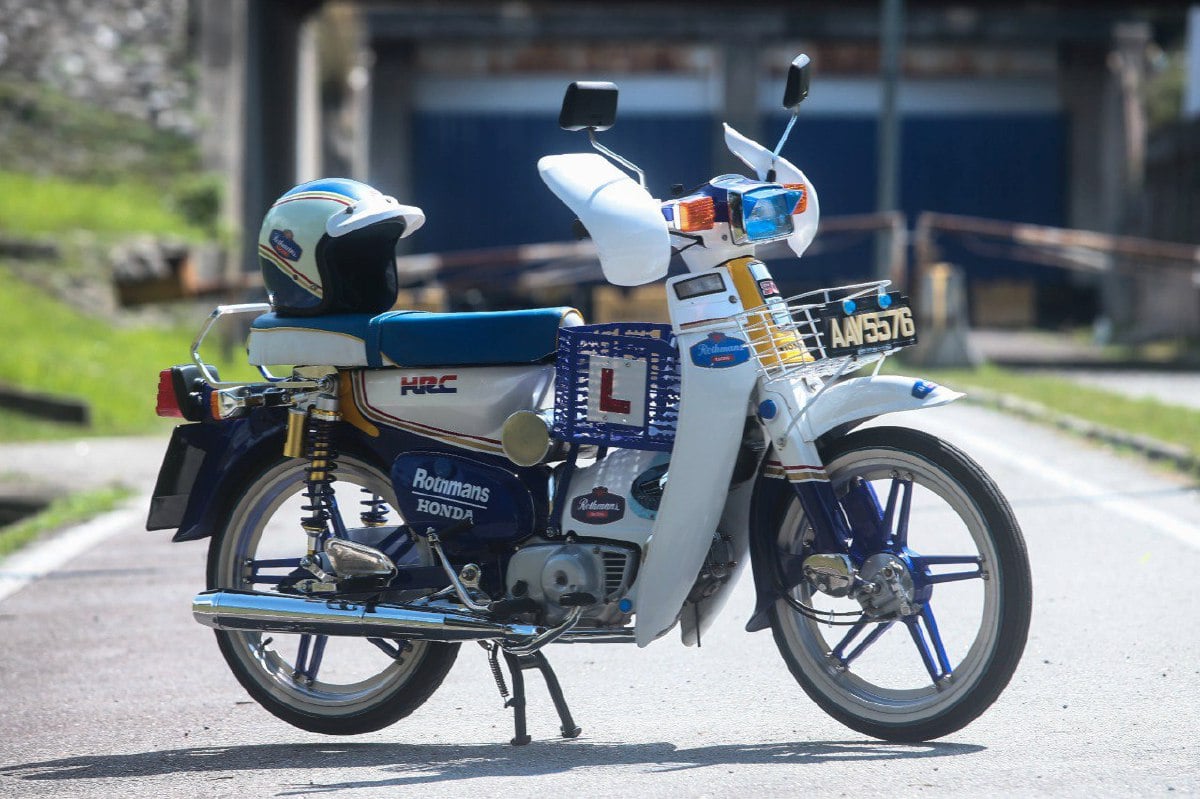 CUB gaya motosikal grand prix. FOTO Genes Gulitah