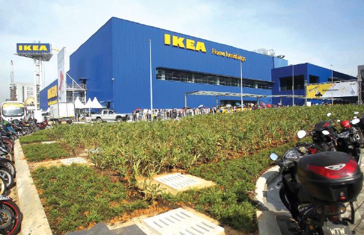 IKEA Cheras yang berkeluasan 42,000 meter persegi.