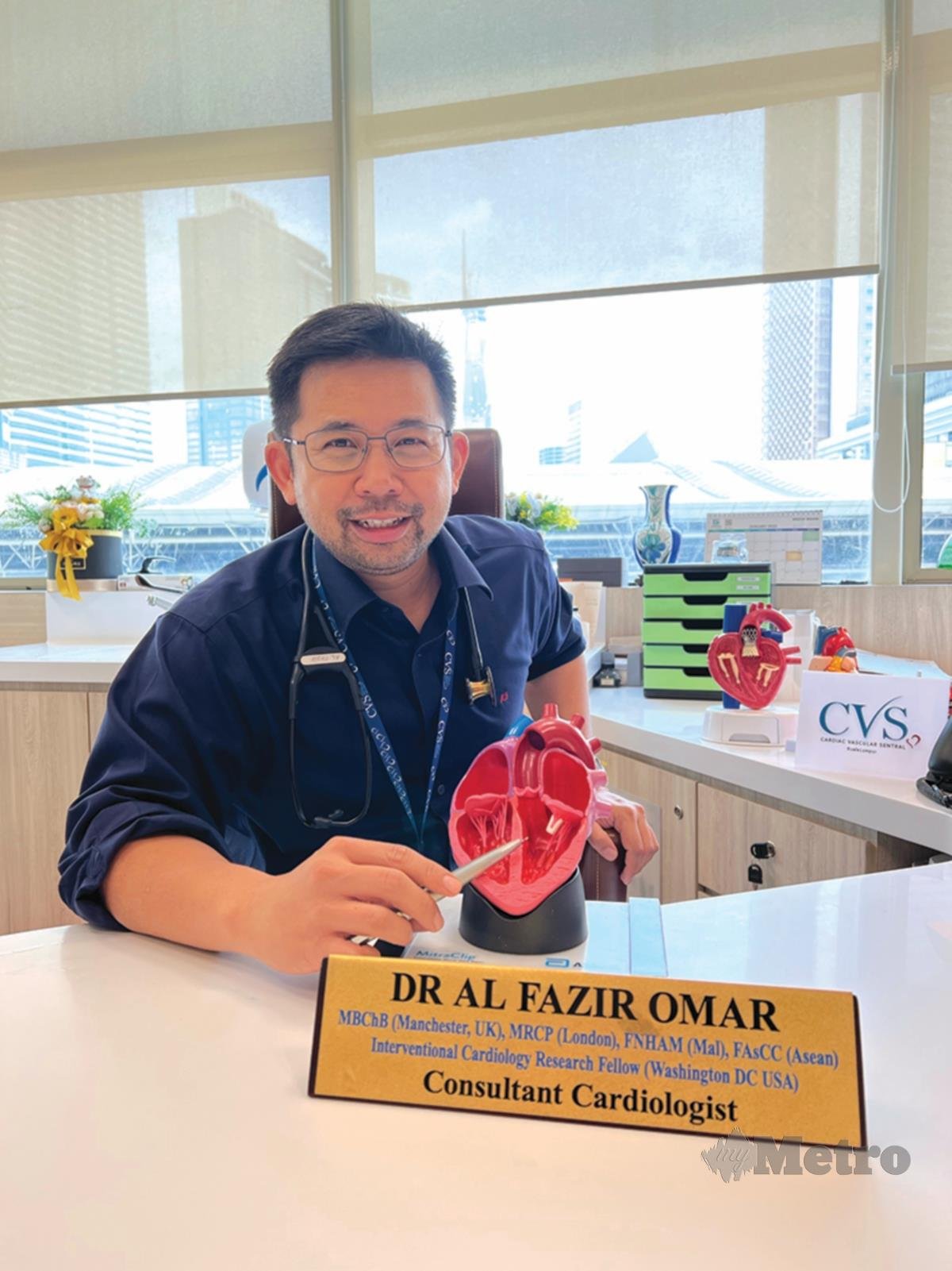 DR AL FAZIR menyifatkan sesak nafas juga gejala kegagalan fungsi jantung.