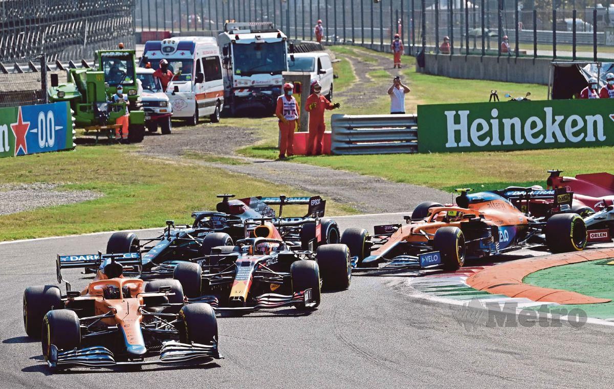 PENGANJUR bersetuju litar Imola anjur F1 sehingga 2025. -FOTO AFP 