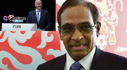 Velappan mahu Presiden FIFA berkhidmat sebaik mungkin dan bukan isi poket sendiri. FOTO NSTP/SkySports