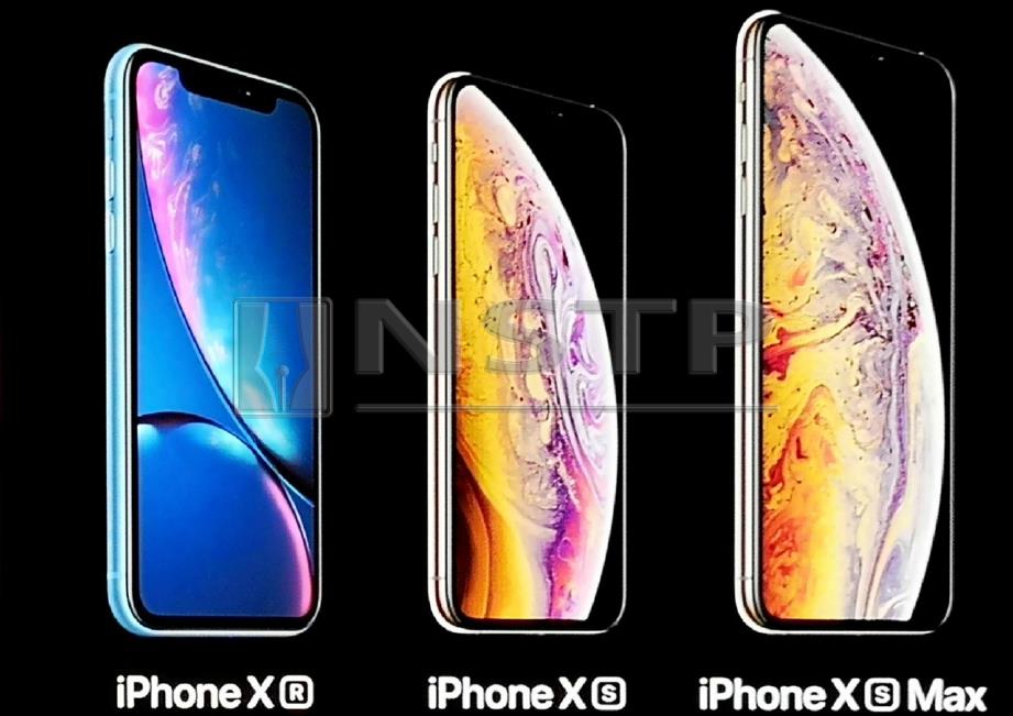 iPhone model XS, XS Max dan XR akan mula dijual pada 26 Oktober ini. 