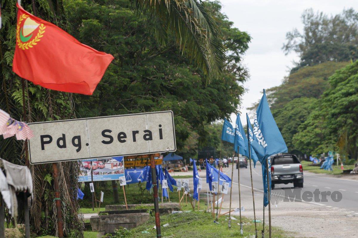 PAPAN tanda menunjukkan kawasan Padang Serai dirakam di Jalan Lunas di sini. FOTO arkib NSTP
