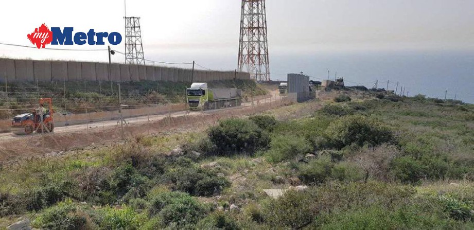 Israel bina tembok  di sempadan Lubnan Harian Metro
