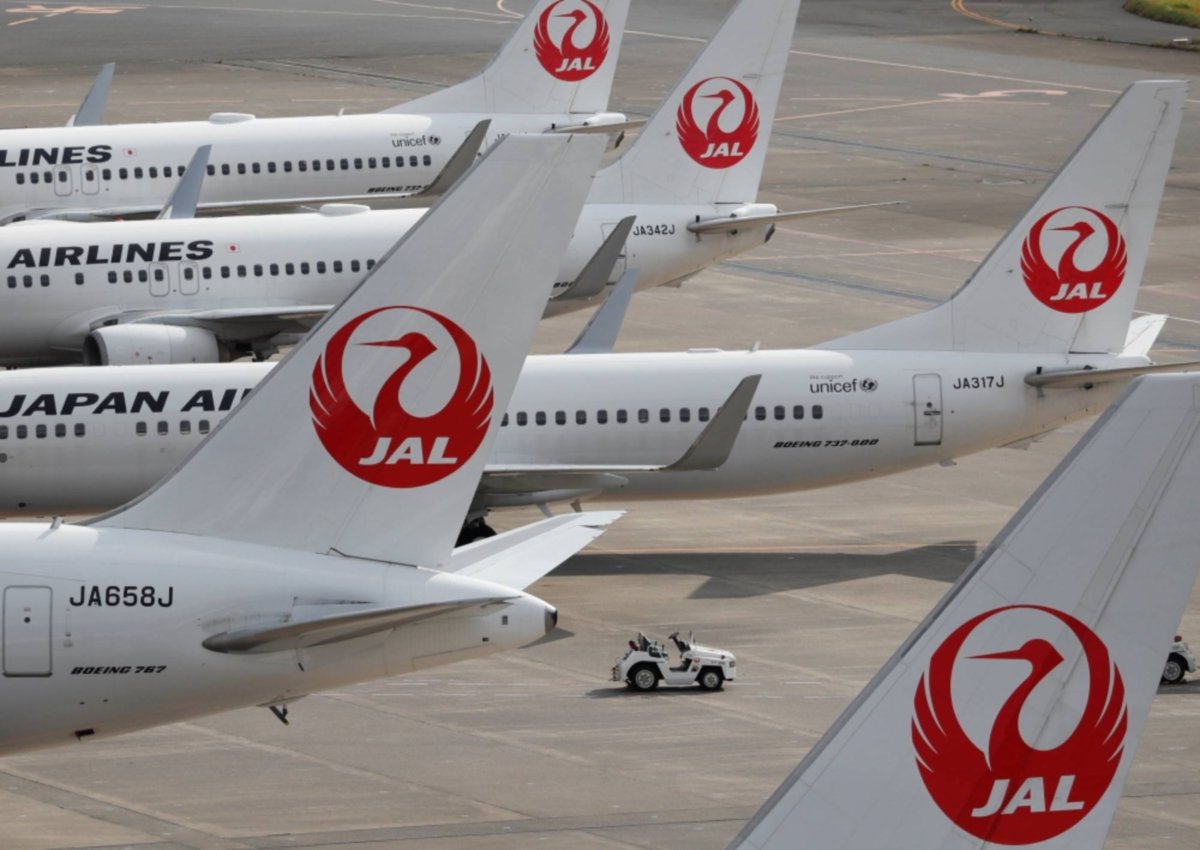 PESAWAT Japan Airlines. FOTO Reuters