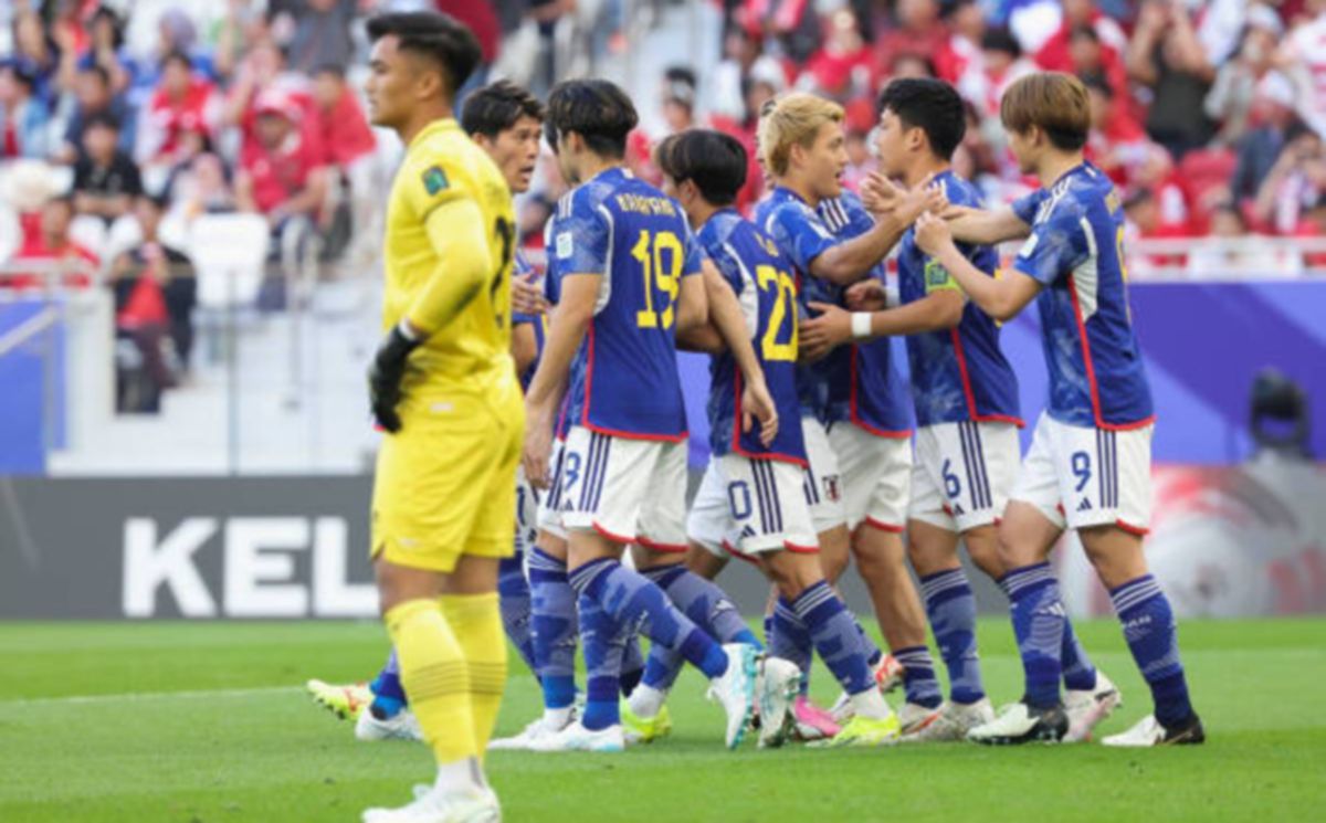PASUKAN Jepun di Piala Asia 2023. FOTO Agensi