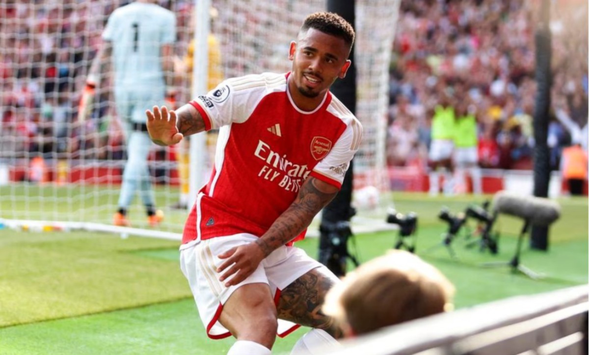JESUS terpaksa menjalani pembedahan lutut dan akan terlepas beberapa aksi awal musim bersama Arsenal. FOTO REUTERS