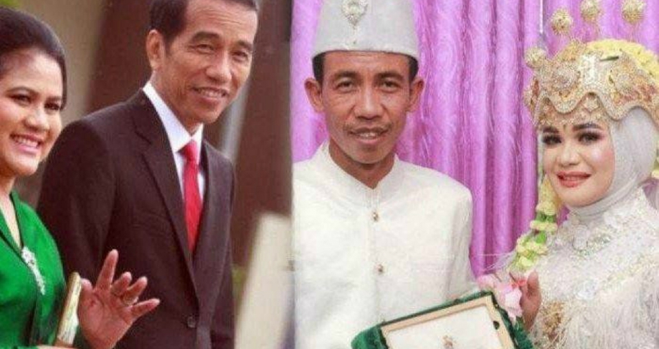 Pengantin lelaki mirip Jokowi | Harian Metro