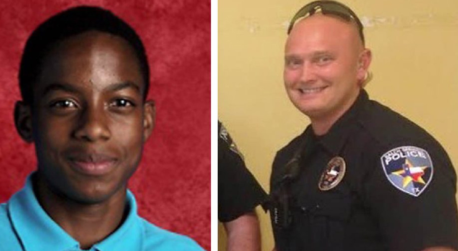 Jordan Edwards, 15, mati ditembak anggota polis Roy Oliver, Ahad lalu.