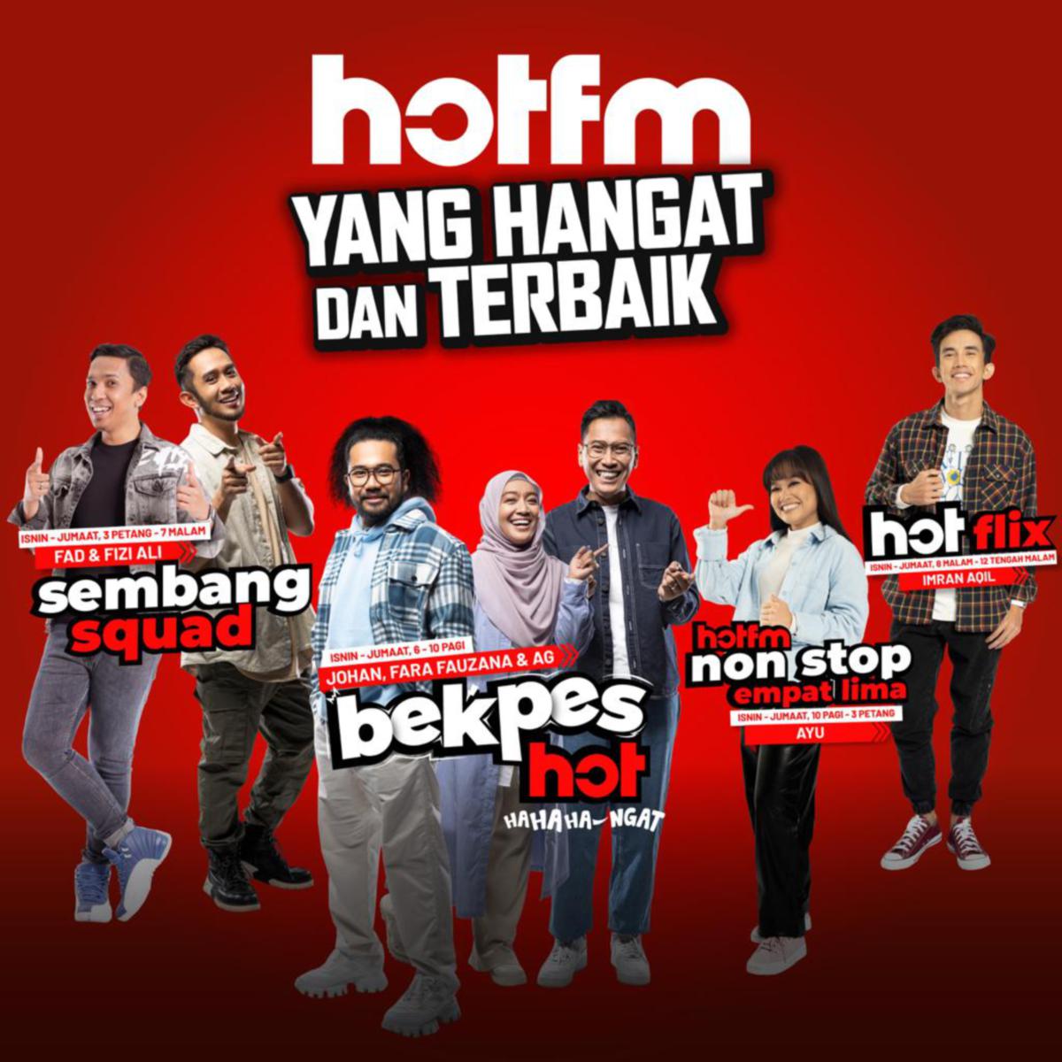Hot FM tampil bersama tonggak dan tagline baharu 