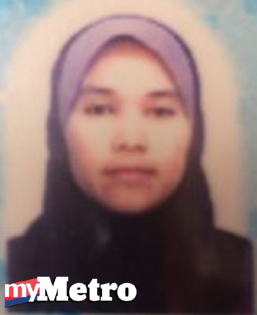 Zaleha Awi, 41, meninggal dunia di tempat kejadian.  - Foto SYAHIRAH ABDULLAH