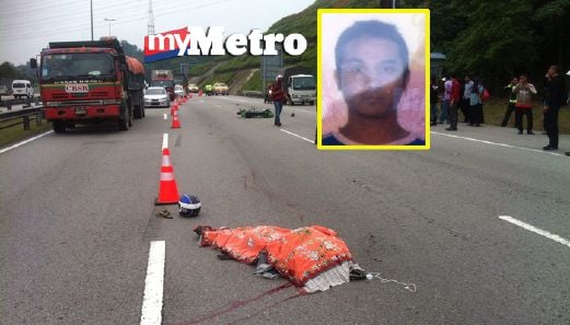 Mohd Firdaus meninggal di tempat kejadian. FOTO ihsan PDRM