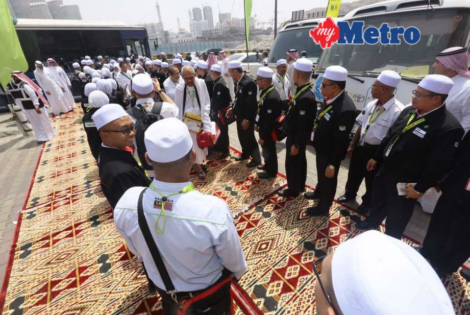 Gambar fail pada 30 Julai, ketibaan kumpulan jemaah pertama ke Makkah. FOTO arkib NSTP