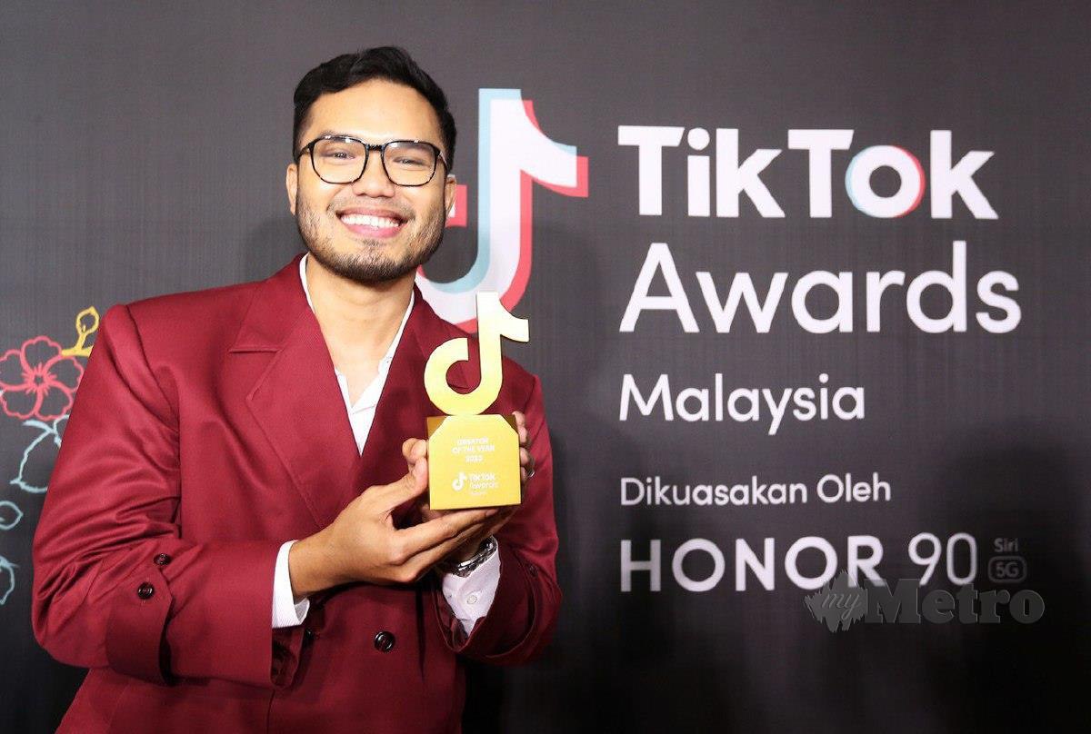 Khairul Aming ungguli TikTok Awards Malaysia 2023