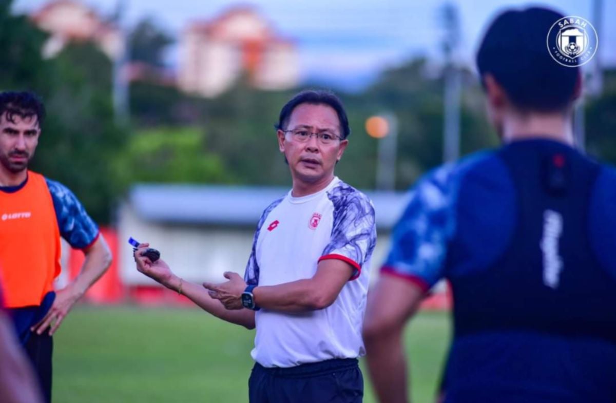 KIM Swee catur strategi terbaik hadapi TFC di Likas. FOTO Sabah FC