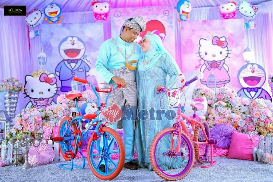  Doraemon  kahwin dengan Hello Kitty Harian Metro
