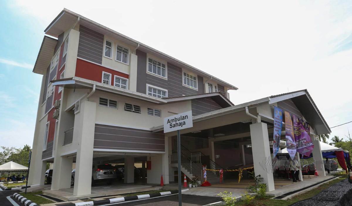 KLINIK Kesihatan Mata Ayer yang dinaik taraf sebagai klinik kesihatan Jenis 7 di Kelantan. FOTO Nik Abdullah Nik Omar