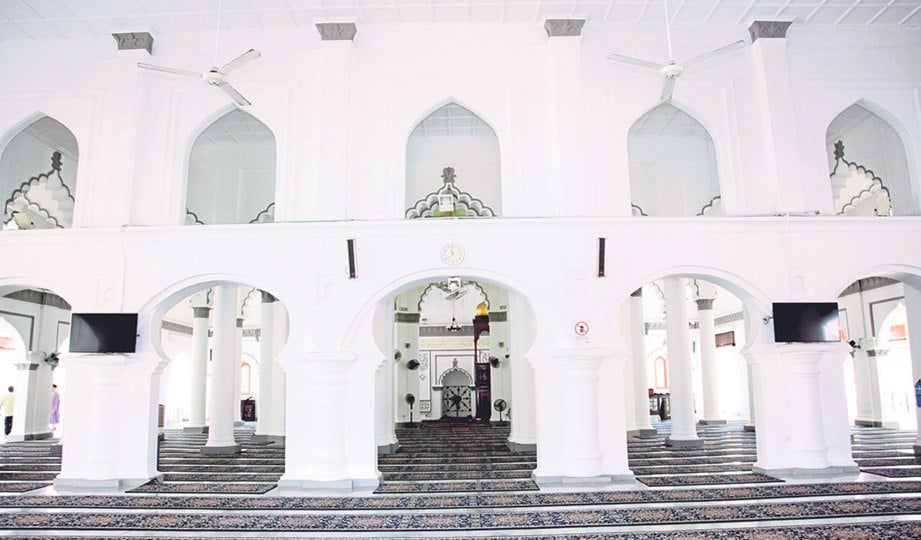 ASPEK kekemasan dan kebersihan sentiasa dititikberatkan pihak masjid.