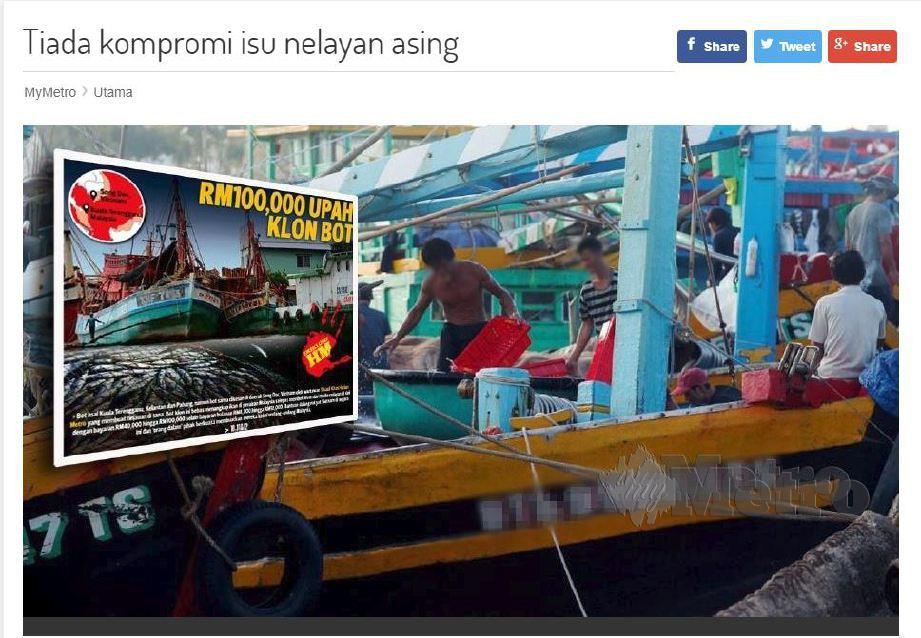 Pendedahan Harian Metro mengenai stok ikan di perairan Semenanjung Malaysia berada pada paras kritikal.