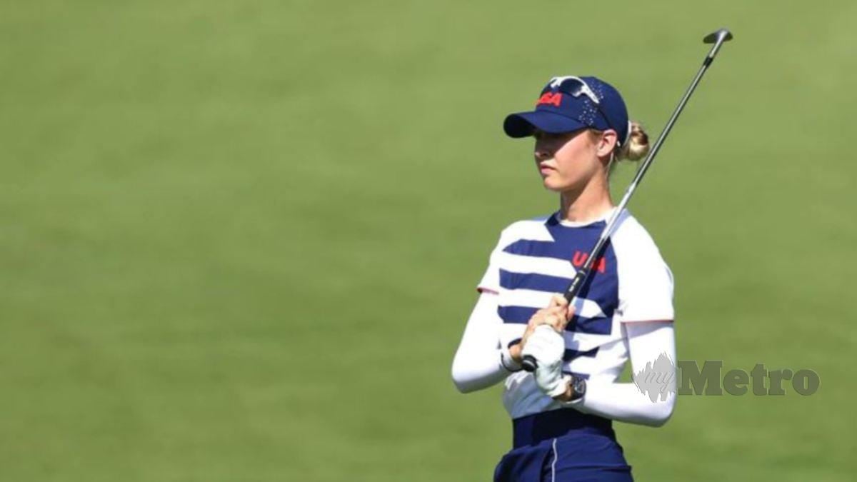 PEMAIN golf AS, Nelly Korda tidak letak harapan tinggi apabila kembali bertanding selepas pembedahan darah beku di lengan kiri. FOTO REUTERS