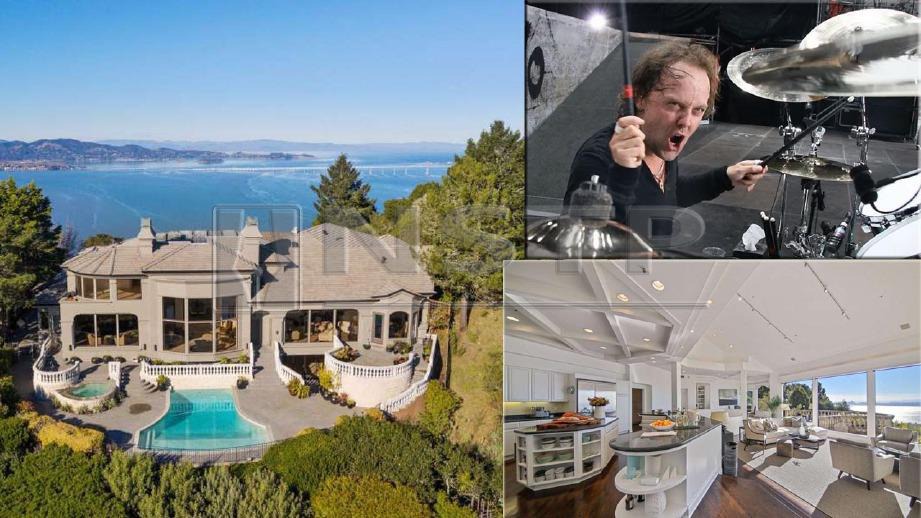 Lars jual rumah di Tiburon pada harga RM49 juta. FOTO Twitter SF Vaughn/REUTERS
