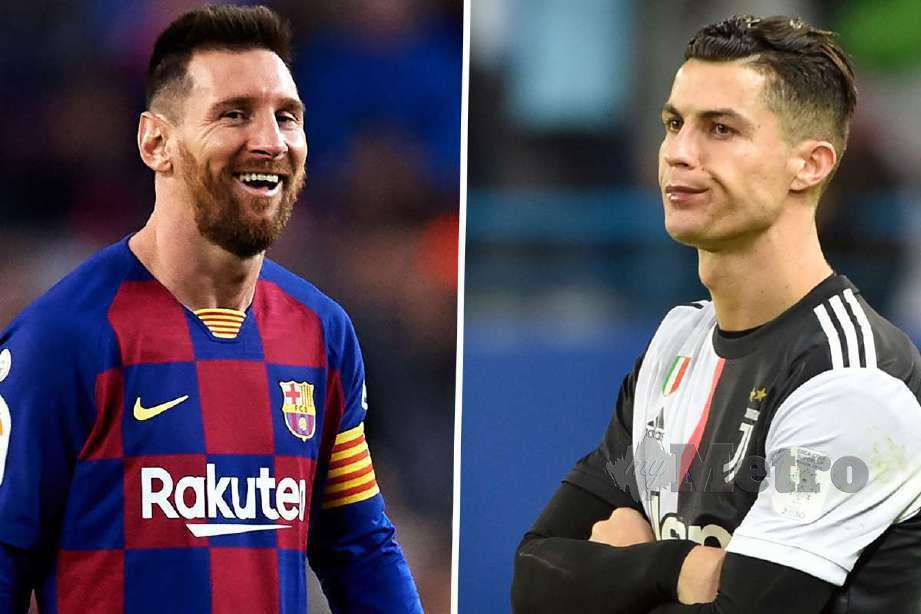 Bakat bola sepak Messi (kiri) dan Ronaldo sering diperdebatkan. 