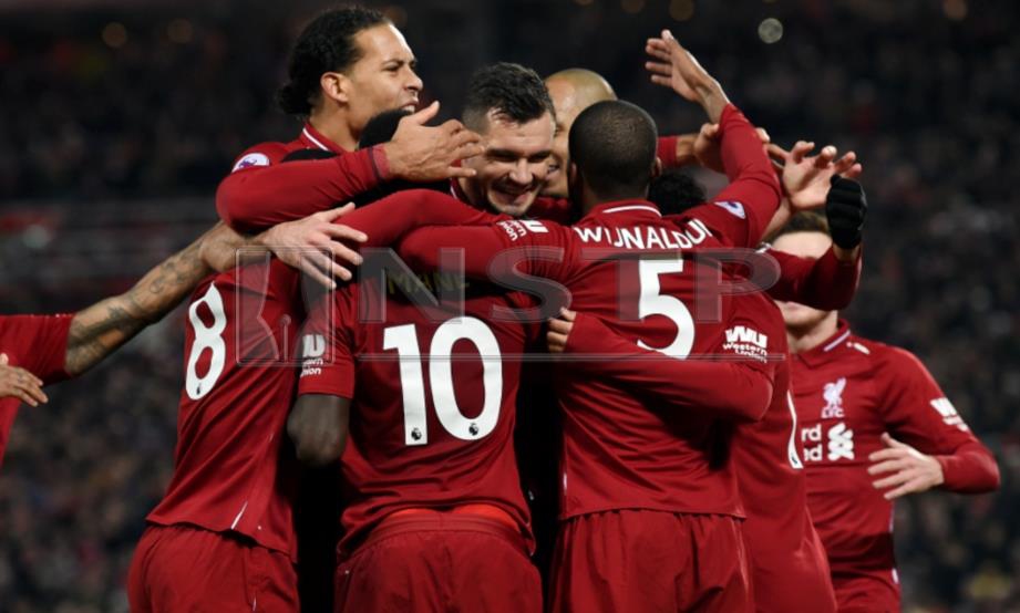 KEMENANGAN 3-1 Liverpool di Anfield dua bulan lalu menyaksikan United memecat Mourinho. — FOTO Agensi