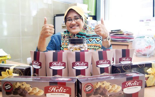 ANTARA produk biskut yang dikeluarkan Haliza.