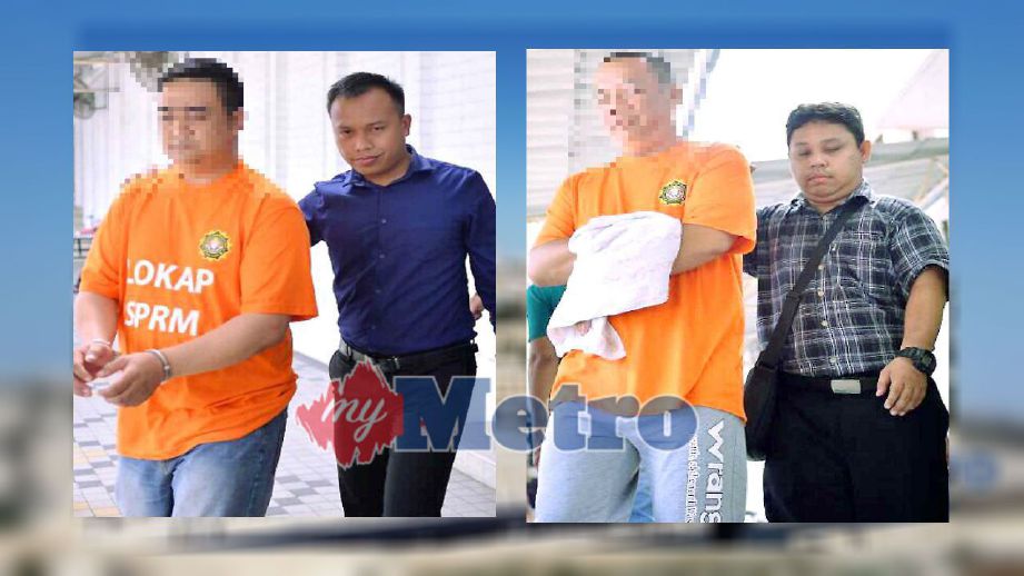 Dua anggota polis direman bantu siasatan kes minta sogokan RM5,000. FOTO Mohd Adam Arinin.
