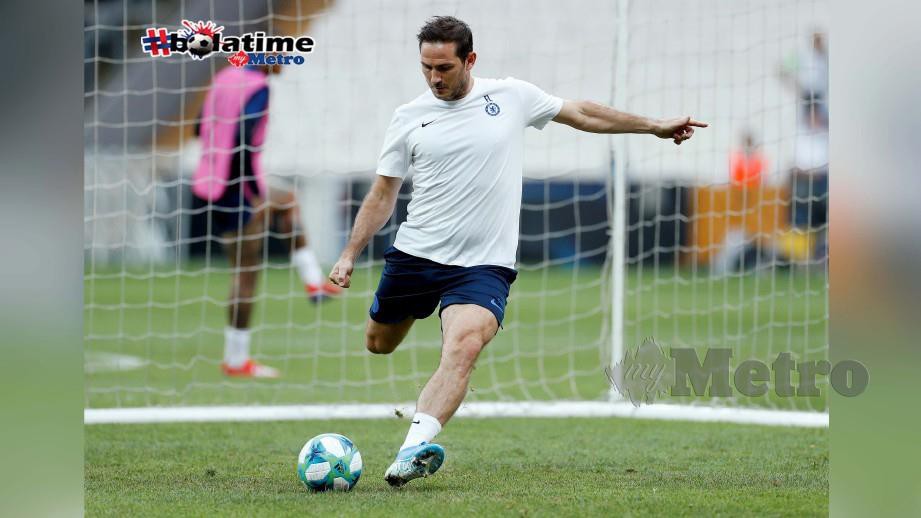 Lampard yakin skuadnya akan menang. FOTO REUTERS 