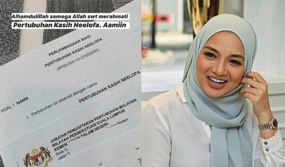 Pertubuhan kebajikan pertama Neelofa