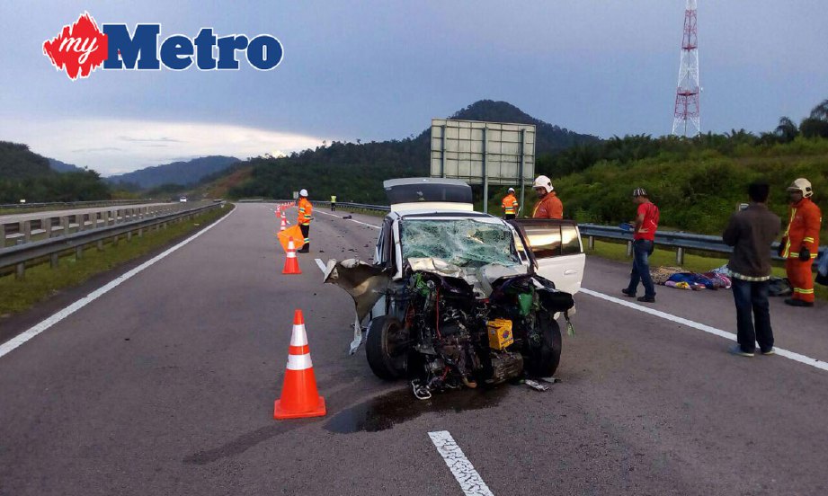 Maut langgar belakang lori  Harian Metro