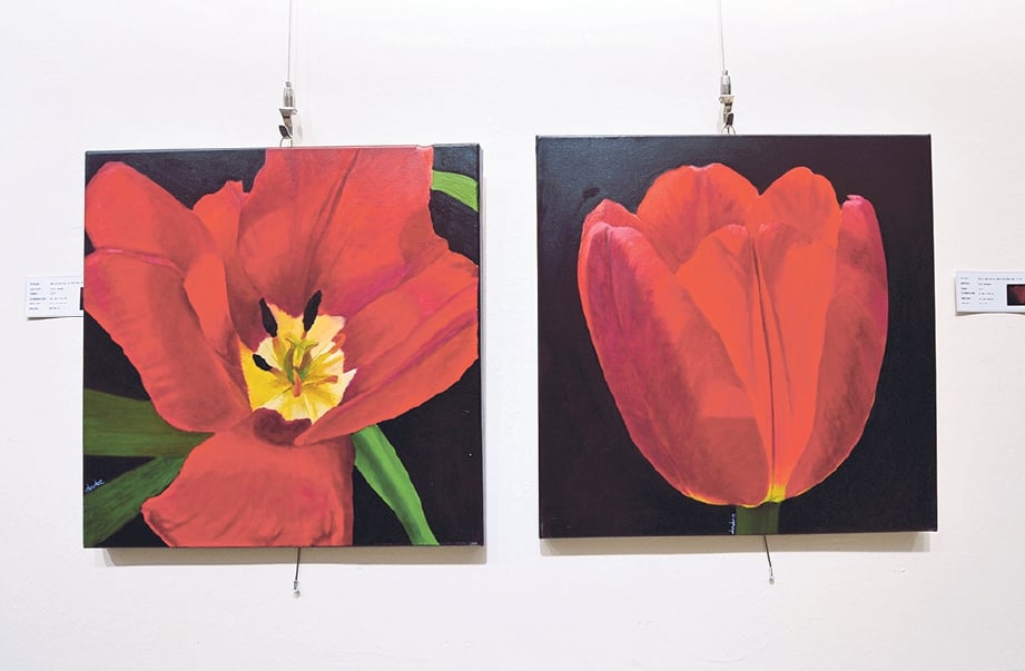 LUKISAN bertajuk "Early Spring in Marlton Series" oleh pelukis, Aida Rahim.