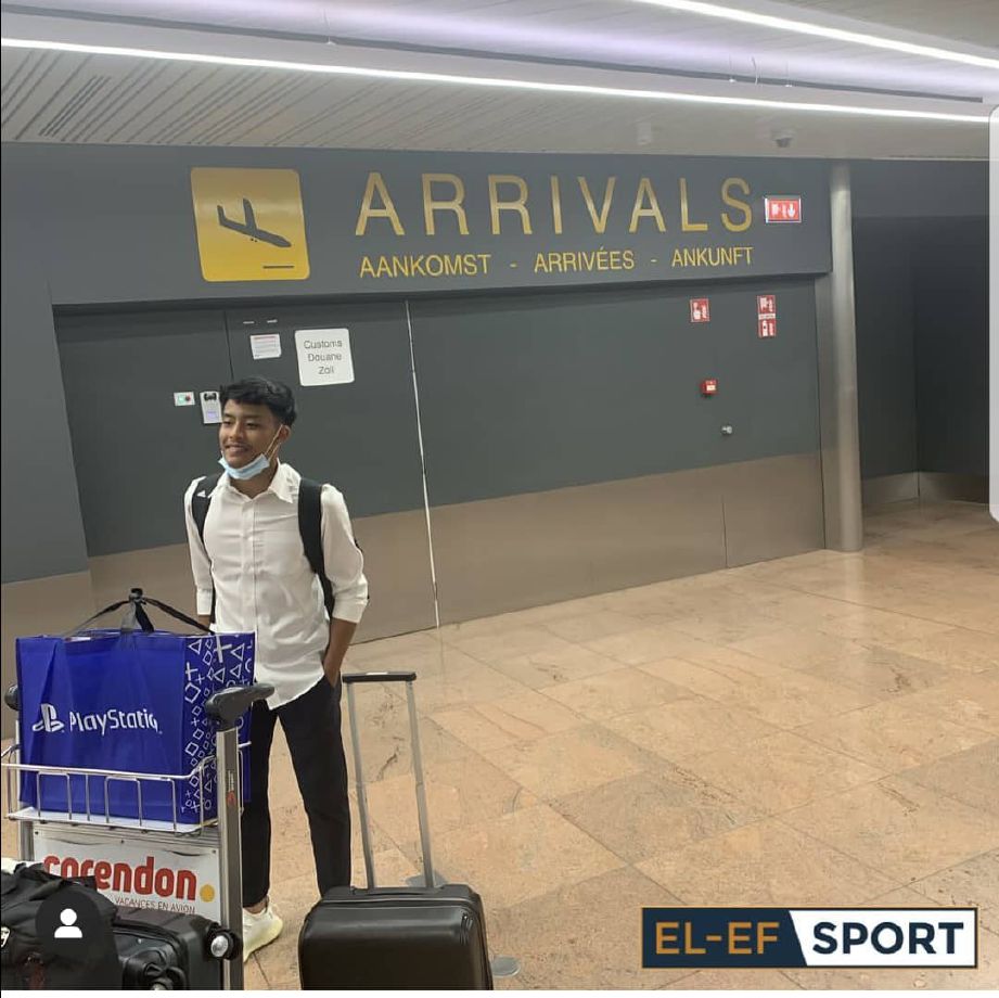 LUQMAN tiba di Brussels. FOTO EL Ef Sport