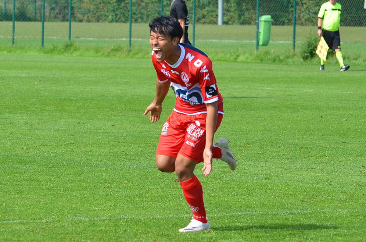 LUQMAN bakal meraih penampilan pertama bersama skuad utama KV Kortrijk. FOTO FB KV Kortrijk