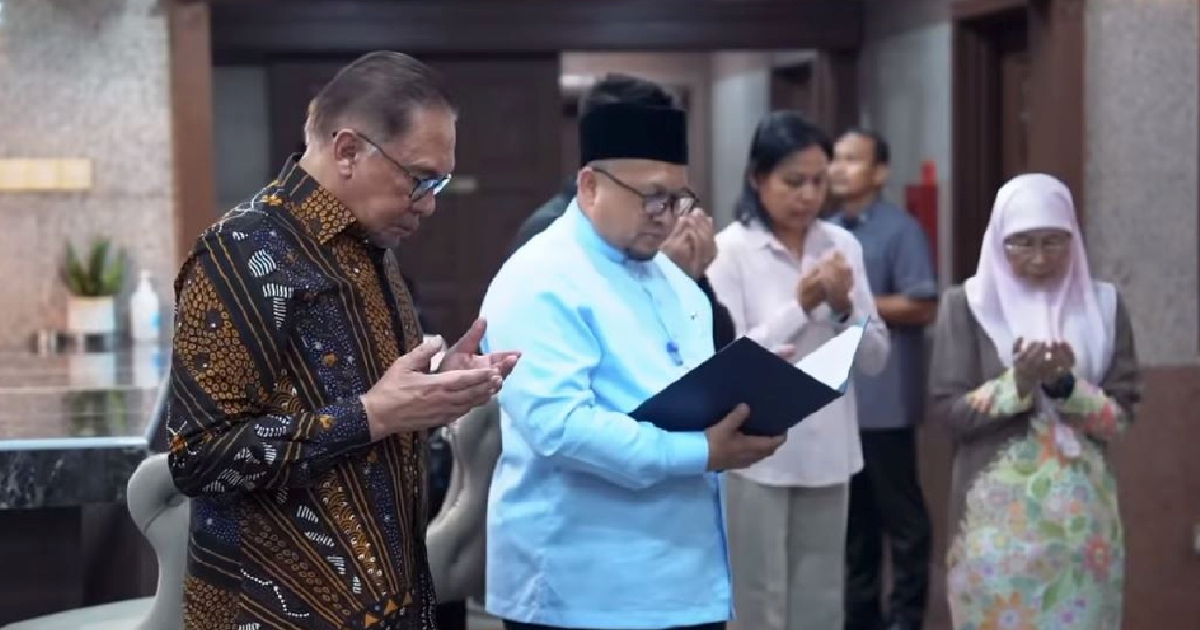 Anwar, Wan Azizah berlepas untuk Istiadat Persandingan Diraja Anakanda Sultan Brunei