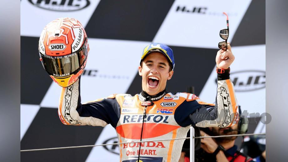Marquez ungguli perlumbaan GP Jerman. FOTO Reuters