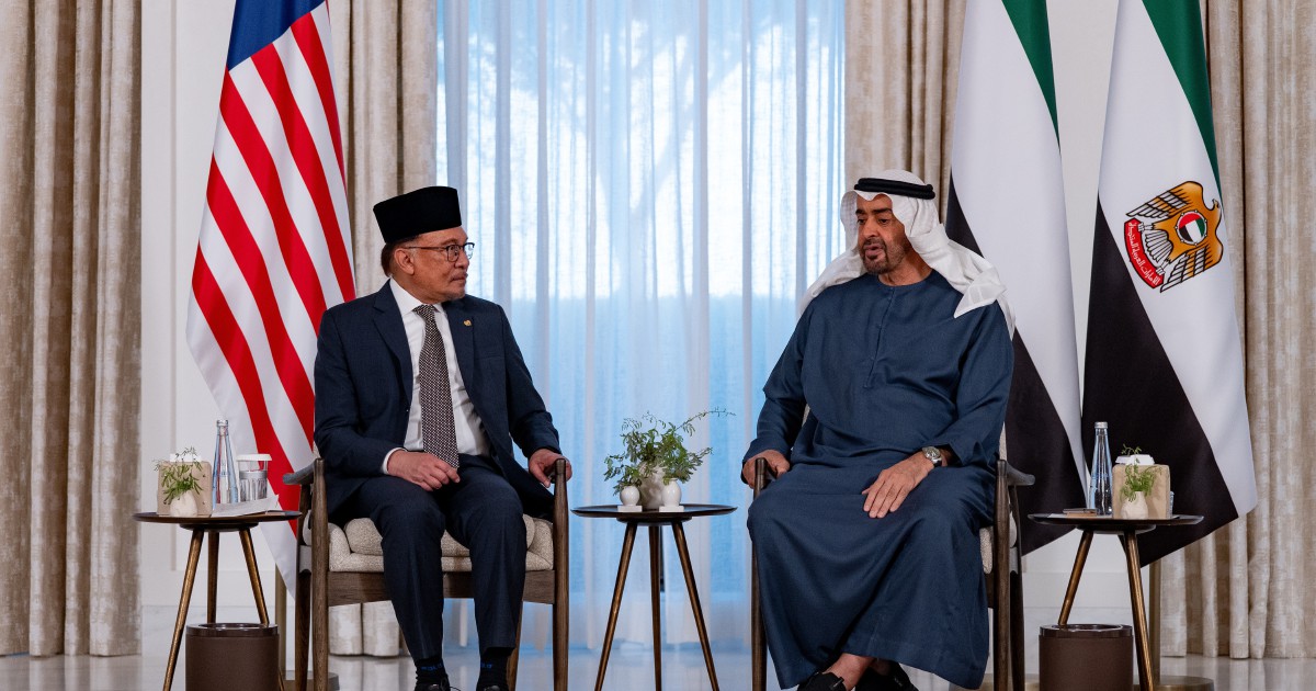 PM diterima menghadap Presiden UAE, bincang hubungan dua hala