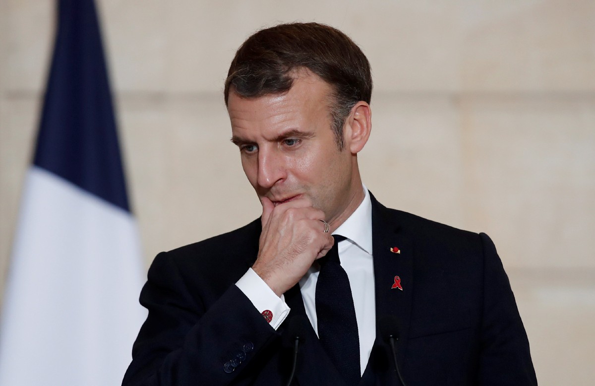PRESIDEN Perancis, Emmanuel Macron. FOTO AFP.