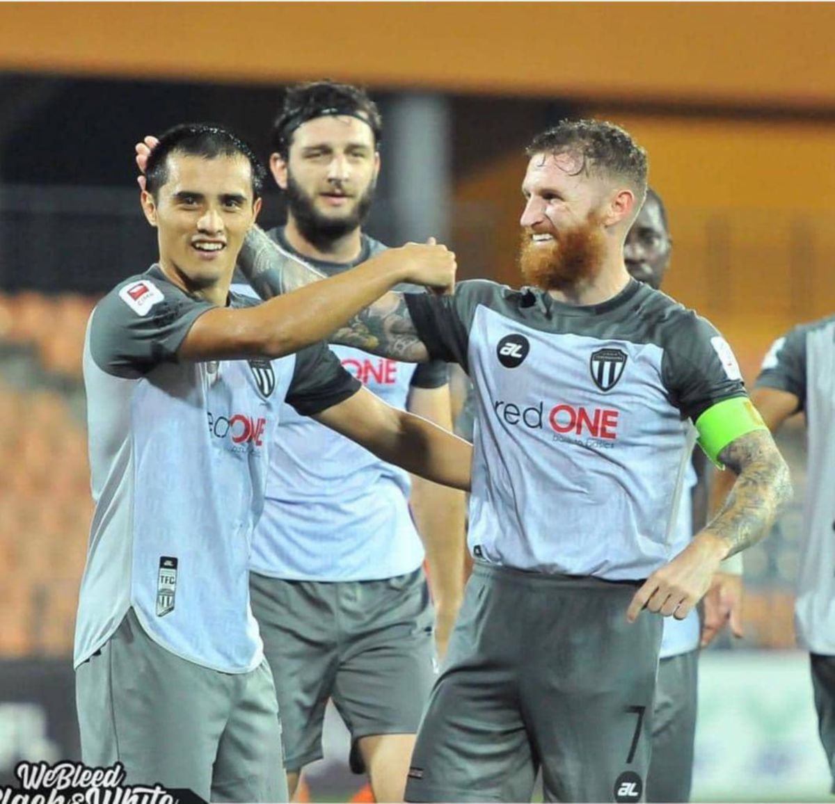 Pemain kelahiran Montenegro, Argzim Redzovic (tengah) dikekalkan Terengganu FC II musim depan. FOTO Ihsan TFC