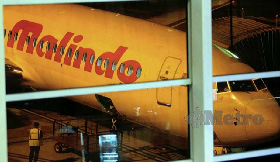ANTARA pesawat Malindo Air. FOTO Arkib NSTP 