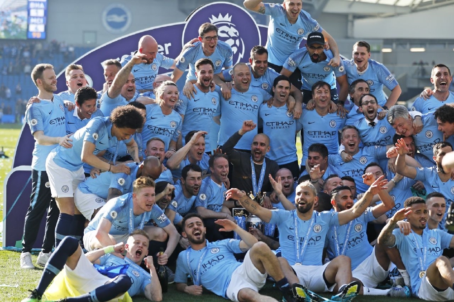 MAN City diramal muncul juara Liga Perdana Inggeris musim 2020/2021. FOTO Agensi 