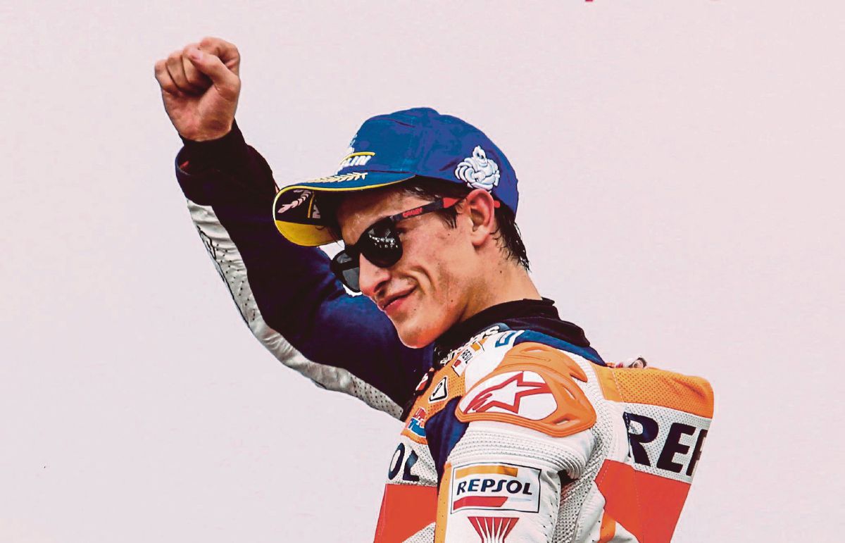 KEUPAYAAN Marquez mampu musnahkan Ducati. -FOTO AFP